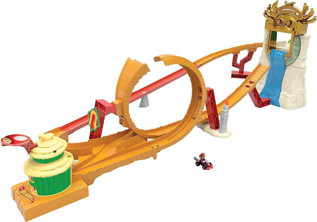 Super mario hot wheels track deals