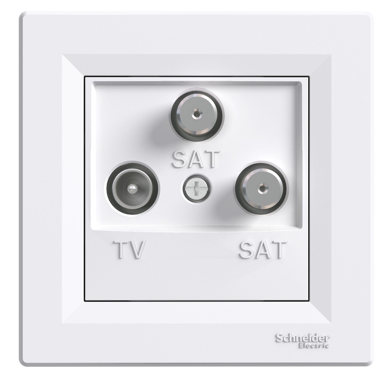 Розетка SAT Schneider Electric Asfora кінцева біла EPH3600121