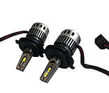 Світлодіодні Led лампи H4 Kelvin 30W 12-24V Mseries Лед автолампи 8000 Lm 6000 K, фото 9