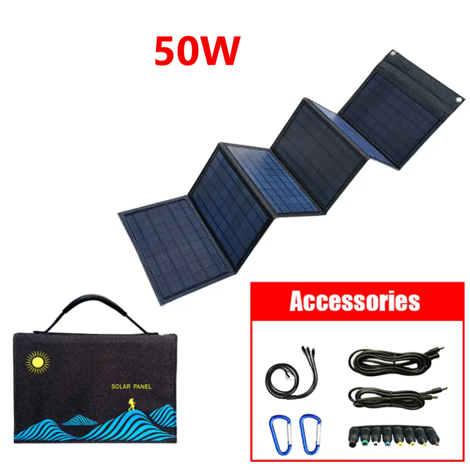 Складна сонячна панель PowerMe PRO Solar Charger 50W