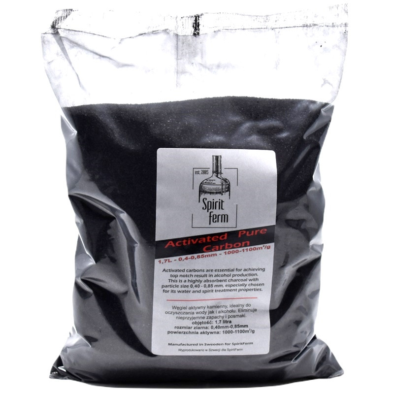 Активоване вугілля для очищення Spiritferm 1,7L