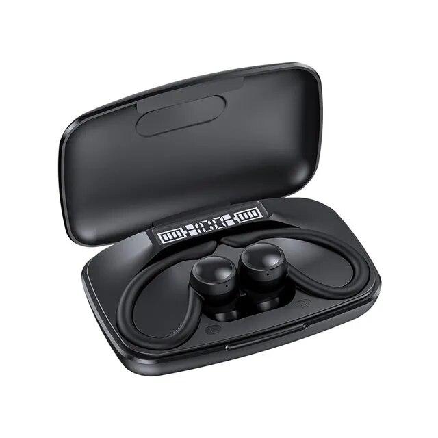 Вакуумні bluetooth-навушники T82  для спорту чорні