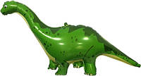 Шар (51''/130 см) Фигура, Динозавр Диплодок, Зеленый, 1 шт. в упак.