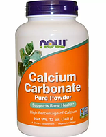 Кальций карбонат в порошке Now Foods Calcium Carbonate Powder, 340г