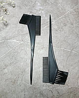Кисточки для окрашивания - мелирования волос, с гребнем и хвостиком для разделенния прядей