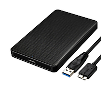 Зовнішня кишеня Deepfox E39 USB 3.0 SATA для HDD 2.5" чорний, фото 8