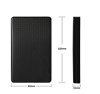Зовнішня кишеня Deepfox E39AC USB 3.0 SATA для HDD 2.5" чорний, фото 8