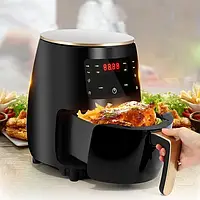 Безмасляна  електрична фритюрниця SilverCrest Air Fryer S18 2400W 6л аерофрітюрніца