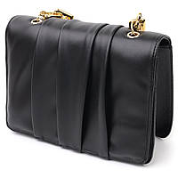 Стильная женская сумка из кожзаменителя Vintage Черный Toyvoo Стильна жіноча сумка зі шкірозамінника Vintage