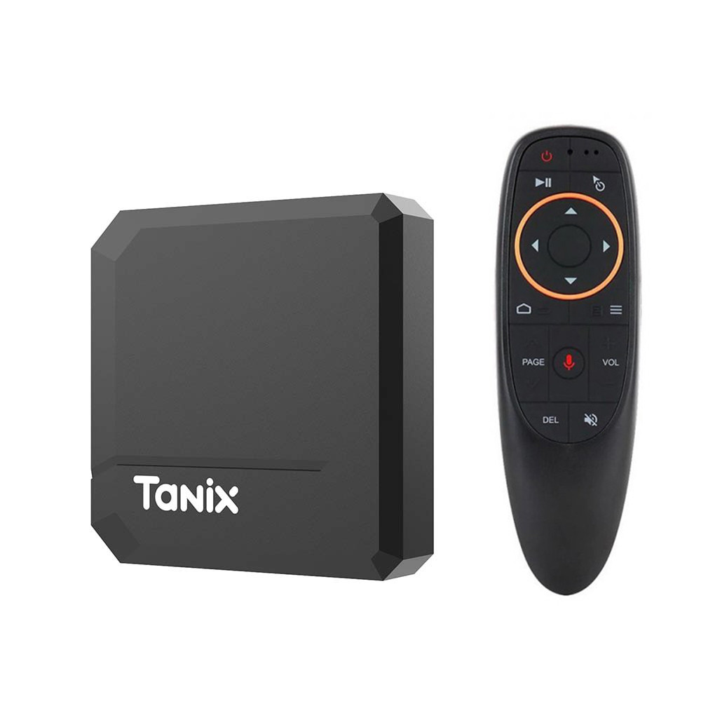 Смарт приставка Tanix TX2 2/16 H618 Android 12 + пульт з мікрофоном і гіроскопом