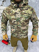 Армейская теплая куртка рип-стоп, камуфляжная куртка утепленная, куртка армейская мультикам