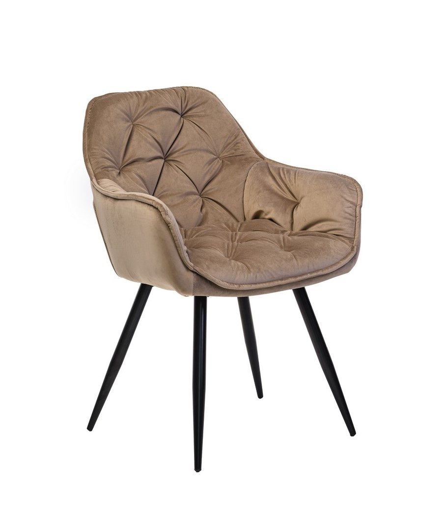 Крісло Парадиз (велюр/капучино), фото 1