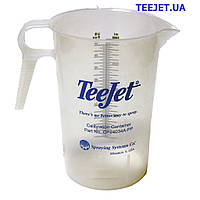 Мірний стакан 2л, Teejet CP24034A-PP, калібрувальна ємність, мензурка