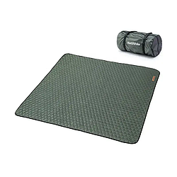 Туристичний складний килимок для пікніка Naturehike 180x200см (Біло-зелений)