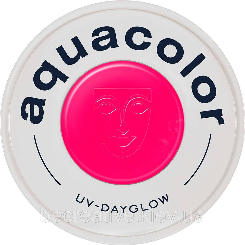 Розовый светящийся грим AQUACOLOR UV-DAYGLOW, 30 мл - фото 1 - id-p1399894349