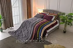 Ковдра плюшева полуторний розмір 155 на 215 см Туреччина  Unicolor