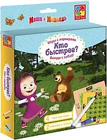 Настільна гра "Хто швидше?/Маша та ведмідь" (3+) VT2103-04 Vladi Toys