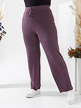 Неймовірно красиві штани кашемір висока посадка батал, фото 2