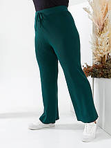 Неймовірно красиві штани кашемір висока посадка батал, фото 5