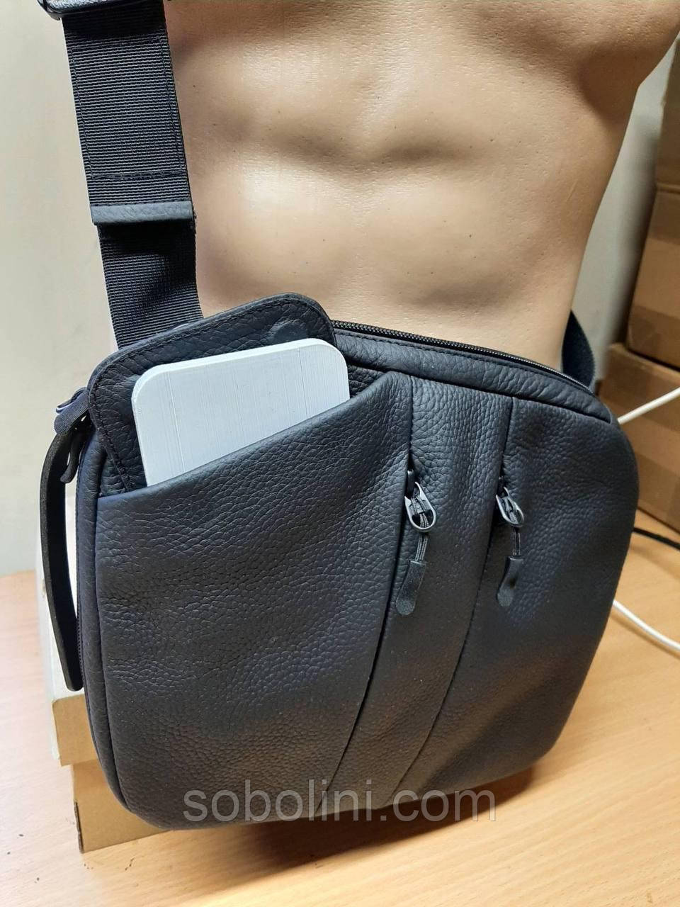Чоловіча сумка через плече, фото 1
