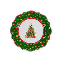 Тарелка фарфоровая Lefard Christmas delight 985-116 21 см