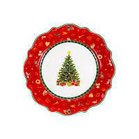 Тарелка фарфоровая Lefard Christmas delight 985-117 21 см