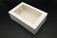 Сборные картонные коробки для подарков. Цвет белый. 22.5х14.5х7см