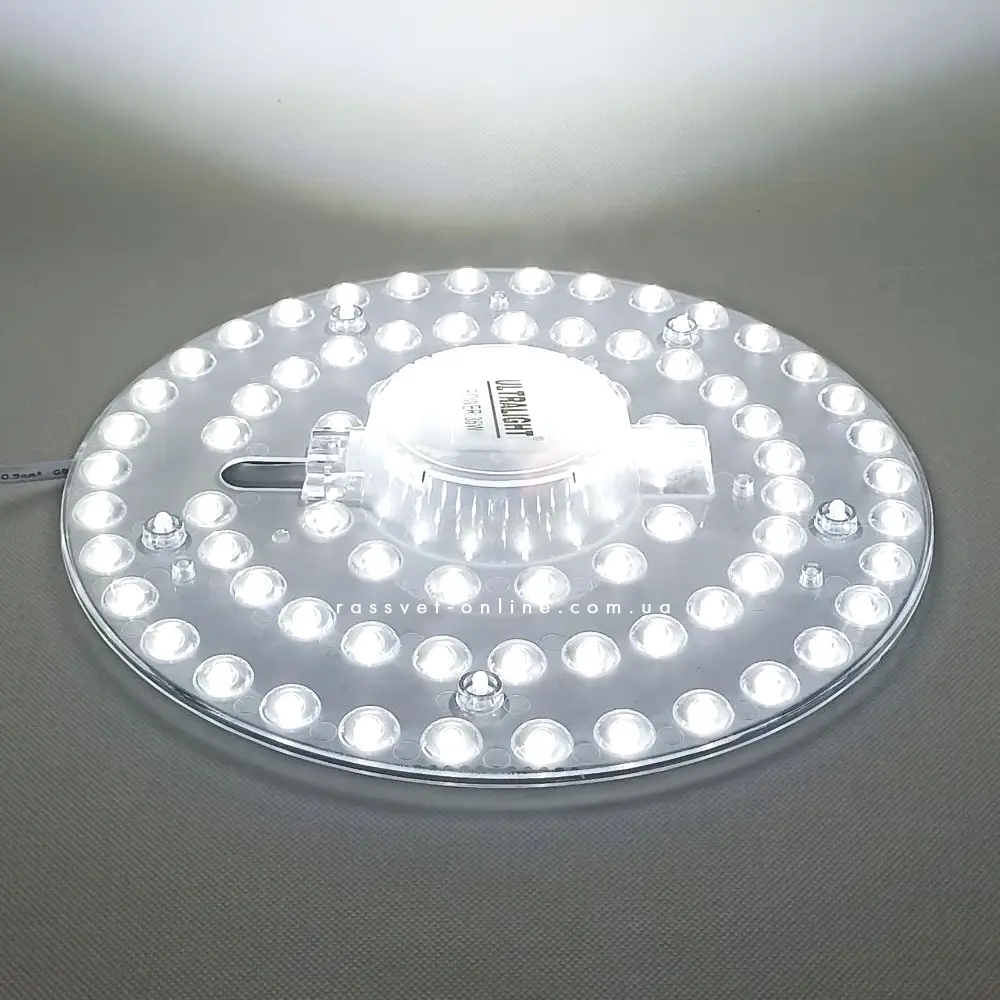 Світлодіодний LED модуль 220В 36Вт МКС-36W Ultralight на магнітах в світильники 3600Lm 5000К, фото 1