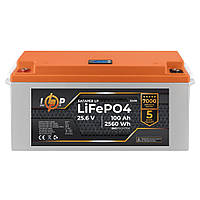 Аккумулятор литий железо фосфатный LP LiFePO4 24V(25,6V) - 100 Ah(2560Wh) (Ток заряда 75А) LogicPower