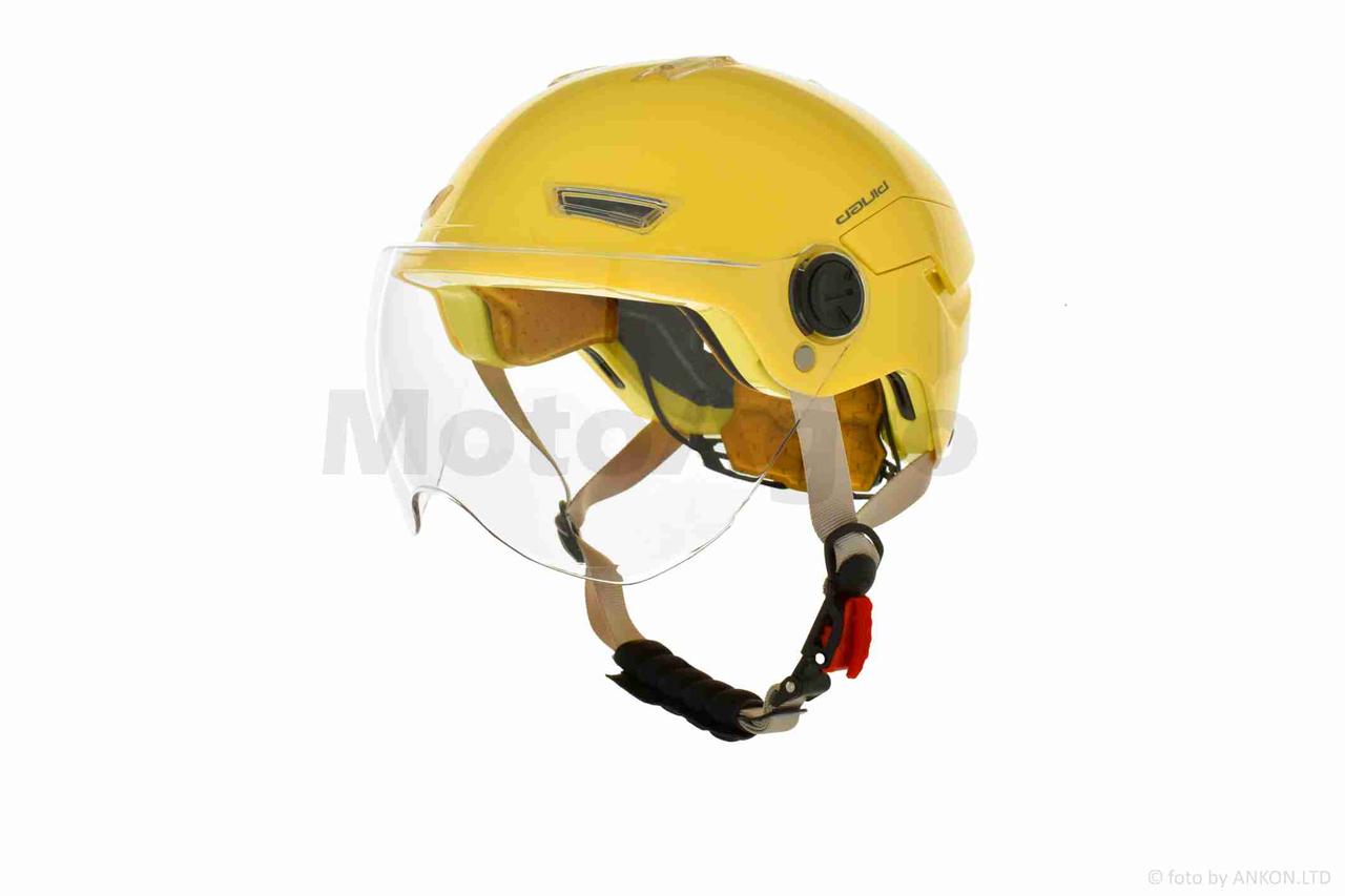 Шлем каска "DAVID" (#D316, желтый, M, АБС-пластик) - фото 2 - id-p1948177613