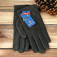 Перчатки мужские сенсорные ткань пальто с мехом осень-зима Дизайн 1 размер 11,5