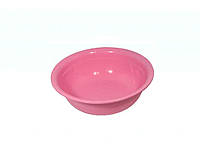 Пластикова миска 6 літрів ТМ МЕД (рожевий колір)