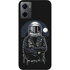 Чохол силіконовий Case для Xiaomi Redmi Note 11E з картинкою Космонавт і місяць