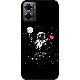 Чохол силіконовий Case для Xiaomi Redmi Note 11E з картинкою Любов до місяця