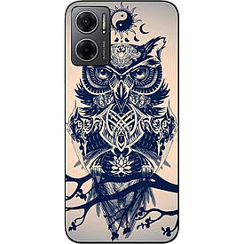 Бампер силіконовий Case для Xiaomi Redmi Note 11E з малюнком Філін