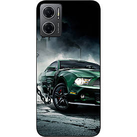 Бампер силіконовий Case для Xiaomi Redmi Note 11E з малюнком Мустанг