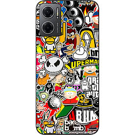 Бампер силіконовий Case для Xiaomi Redmi Note 11E з малюнком Креатив