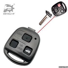Корпус ключа ключ GX470 ключ Lexus 3 кнопки 12BBY-08 HYQ12BBT c индикатором