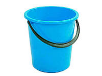 Пластиковое пищевое ведро, объем 5 литров, ТМ МЕД (голубой цвет)
