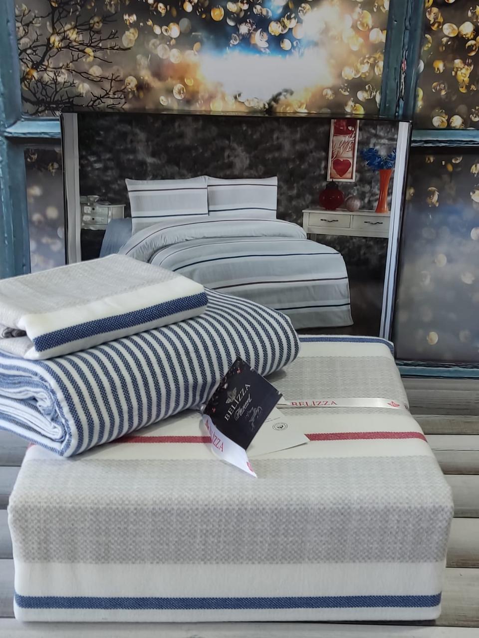 Байкова постільна білизна фланель полуторний розмір Belizza Home 05