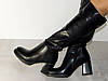 Сапожки зимові жіночі еко шкіра стильні чорні 38р, фото 10