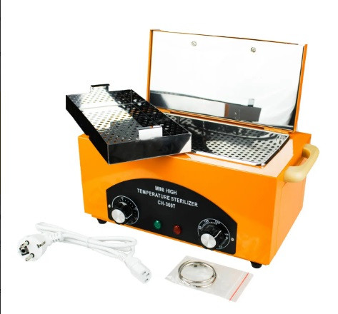 Сухожарова шафа для манікюрних інструментів CH-360T 300W 1.8 L хороший потужний сухожар дезінфектор стерилізатор