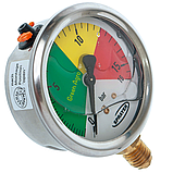 Манометр гліцериновий на розподільник обприскувача, фото 2