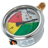 Манометр гліцериновий на розподільник обприскувача, фото 3