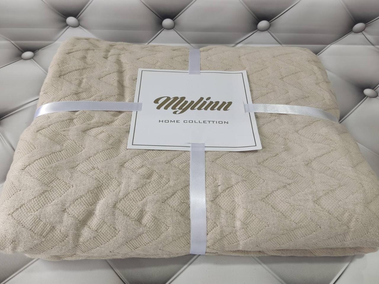 Простирадло бамбукове євро розмір 220 на 260 см Mylinn Home Туреччина бежеве