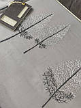 Люксова постільна білизна сатинова з вишивкою євро розмір  Dantela Pamira Туреччина, фото 4
