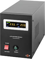ДБЖ Logicpower LPY-B-PSW-800VA (560 Вт) 5A/15A з правильною синусоїдою 12 В (4150)