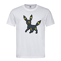 Белая мужская/унисекс футболка Pokemon Umbreon (5-21-48-білий)