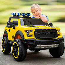 Дитячий електромобіль Ford Long F150 (AM-1), Жовтий (360T)