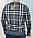 Светр чоловічий вовняний у клітинку, фото 2